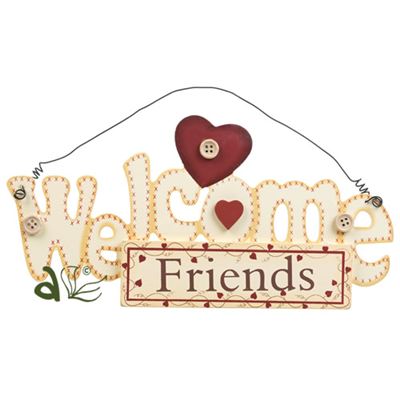 Welcome Friends Hanger